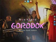 Tablet Screenshot of gorodok-band.de